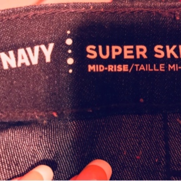 OLD NAVY + GAP SUPER SKINNY 10TALL JEANS (2) - Picture 2 of 7
